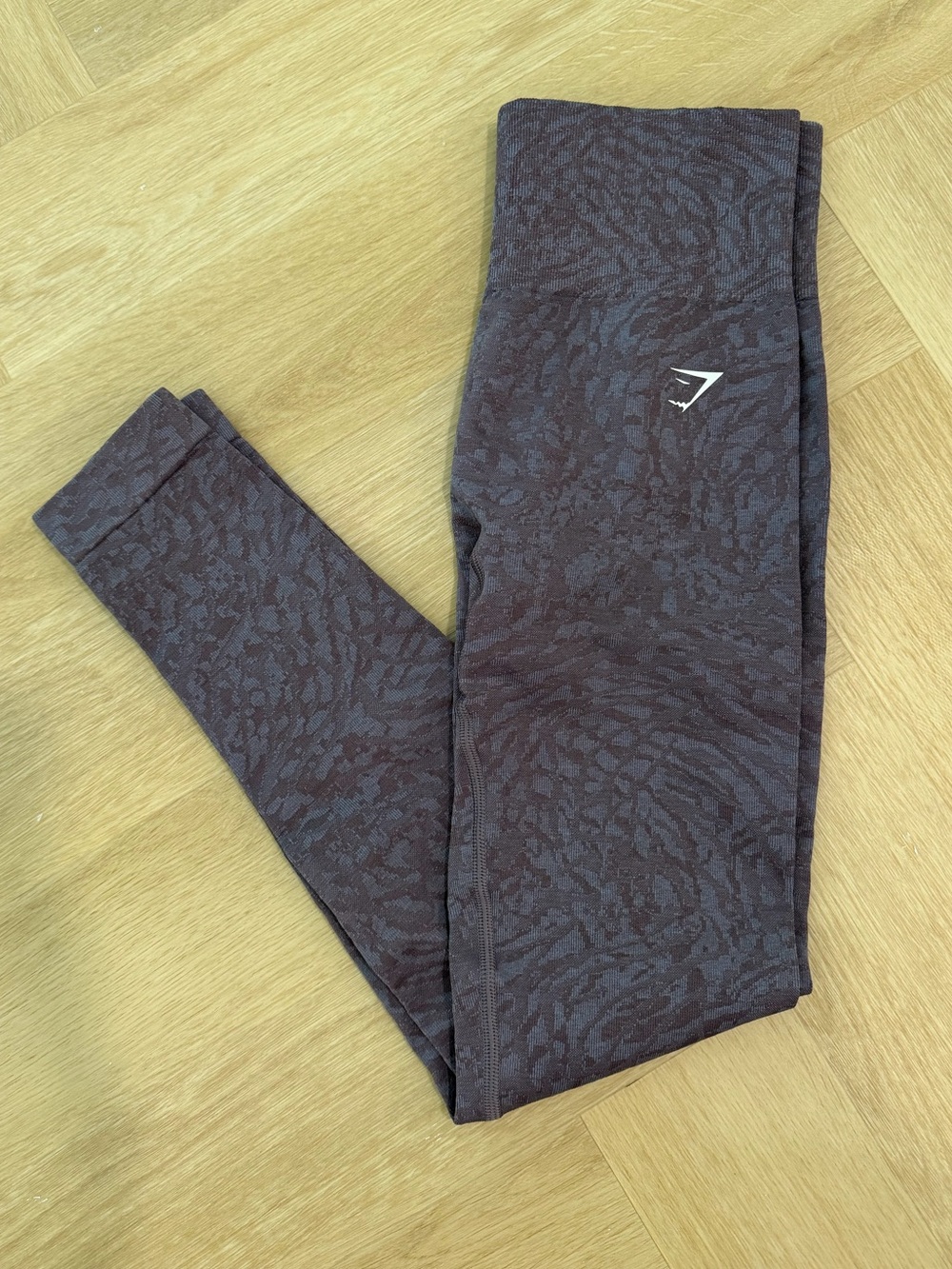Gymshark Plum-Pattern Seamless Leggings